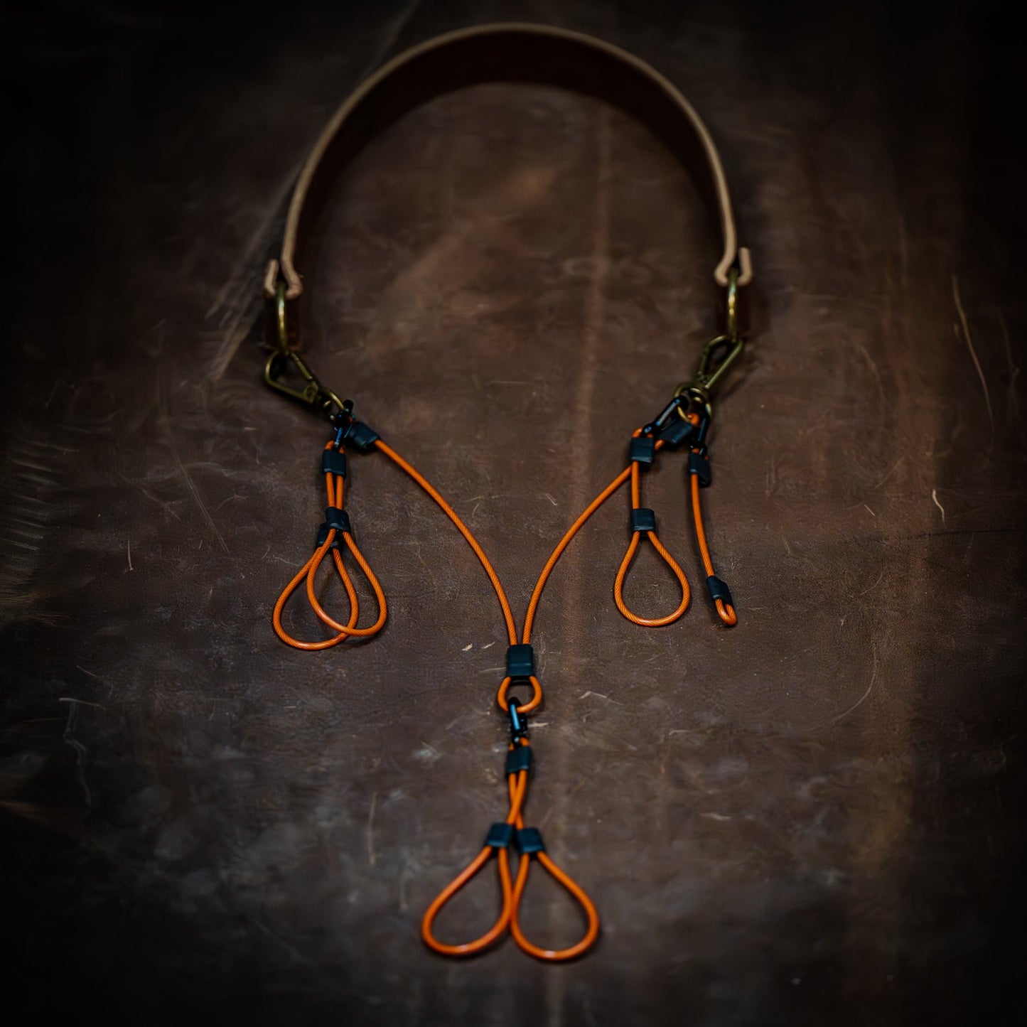 Bare Leather Call Lanyard