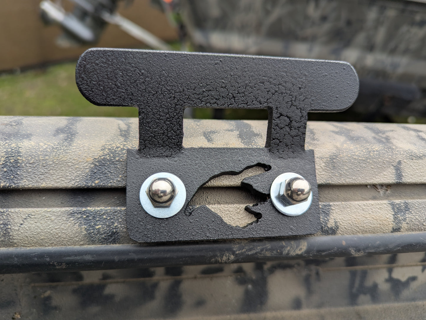 Two T-Rail Cleats