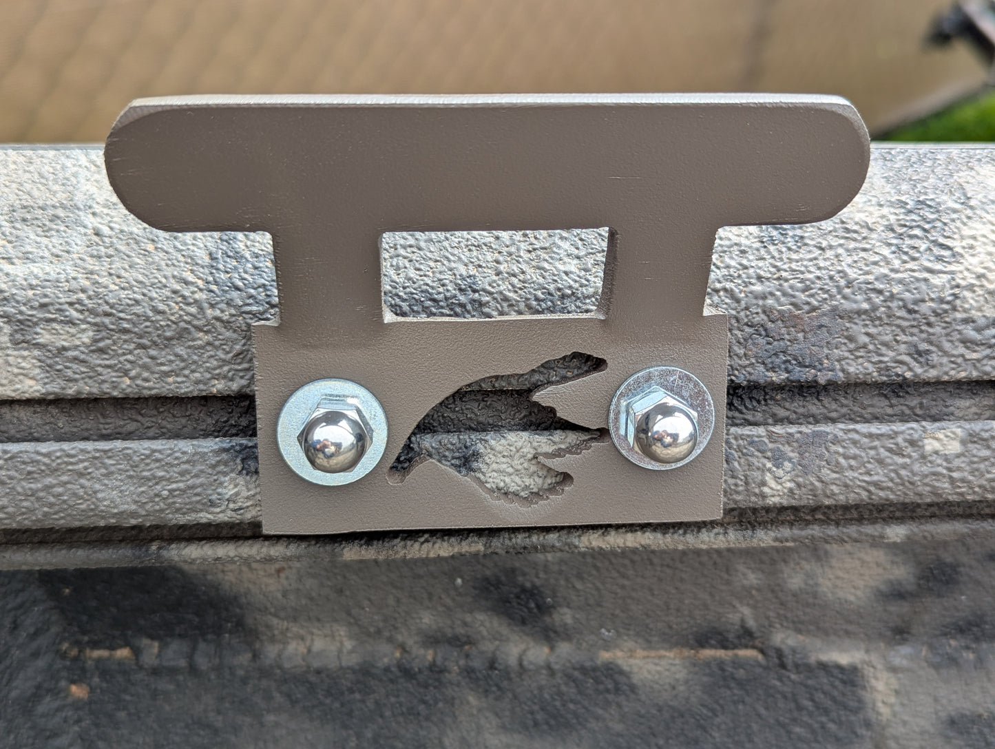 Two T-Rail Cleats